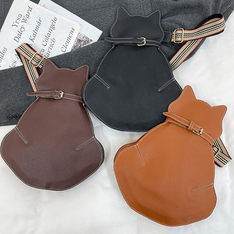 Sac à bandoulière en forme de chat
