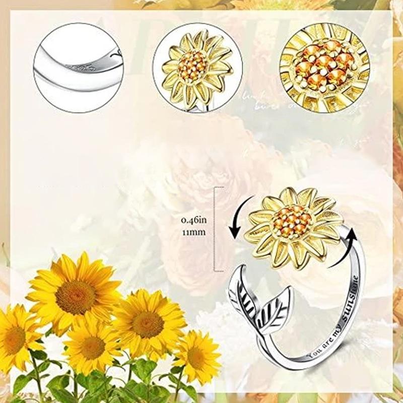 💕Anneau Tournesol Tournesol