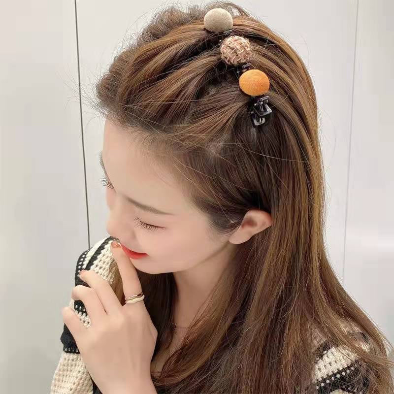 Pince à Tête de Bec de Canard en Boule de Cheveux