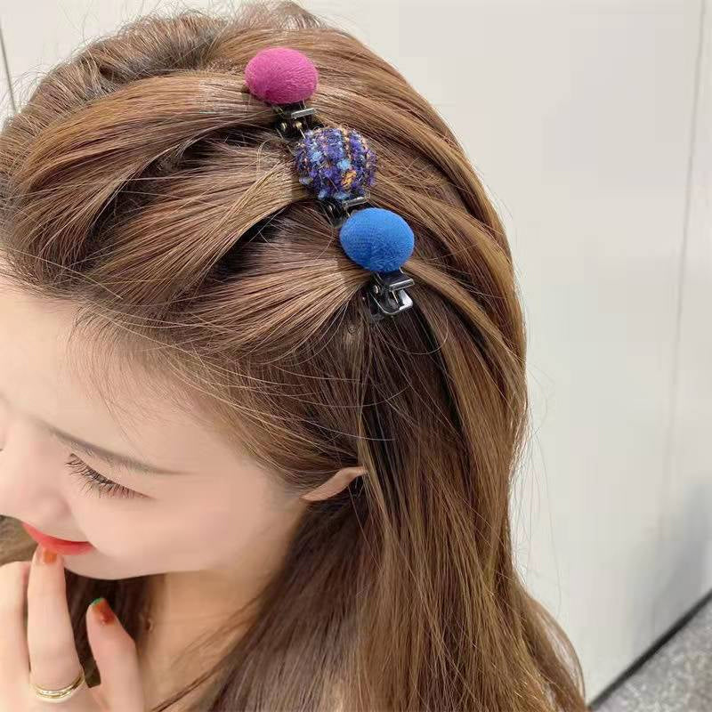 Pince à Tête de Bec de Canard en Boule de Cheveux