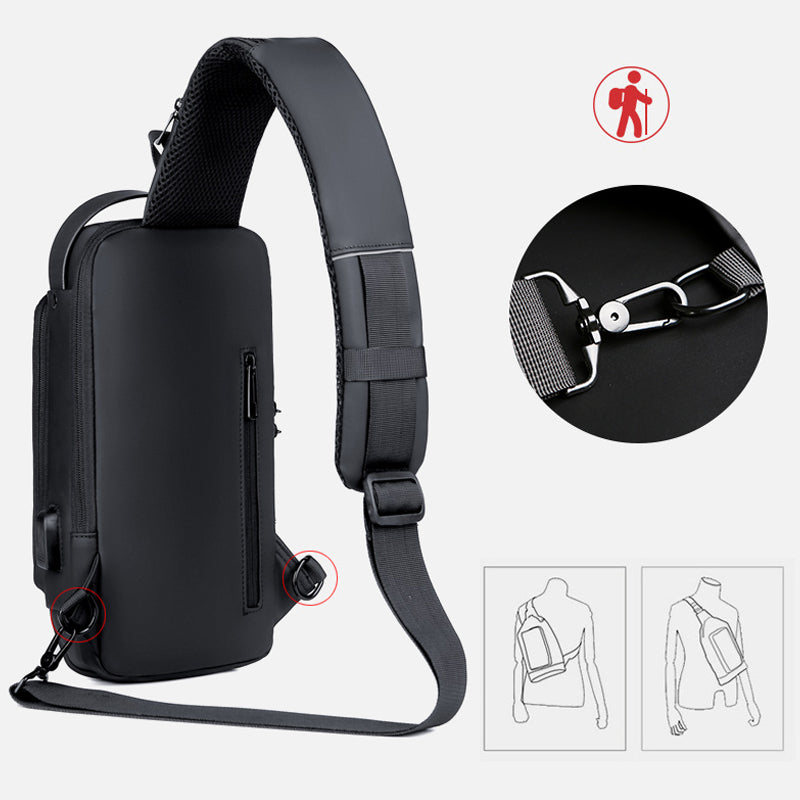 sac de poitrine antivol mot de passe