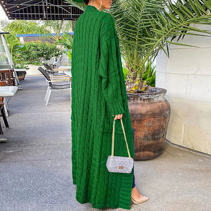 Veste de Pull Longue Torsion