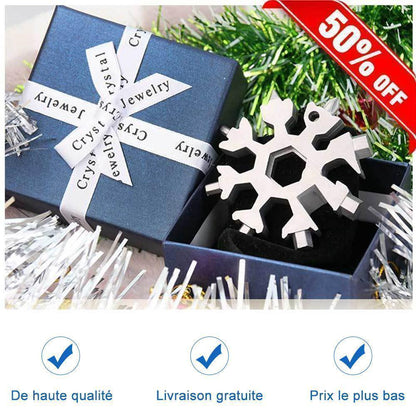 🔥🔥Saker® 18-in-1 Flocon de Neige  Multi-outil Coffret Cadeau