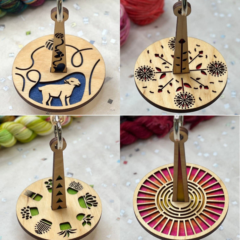 Porte-fil en bois pour le poignet