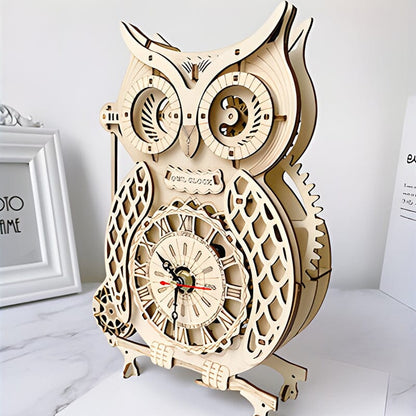 Ensemble de puzzle de modèle mécanique en bois super