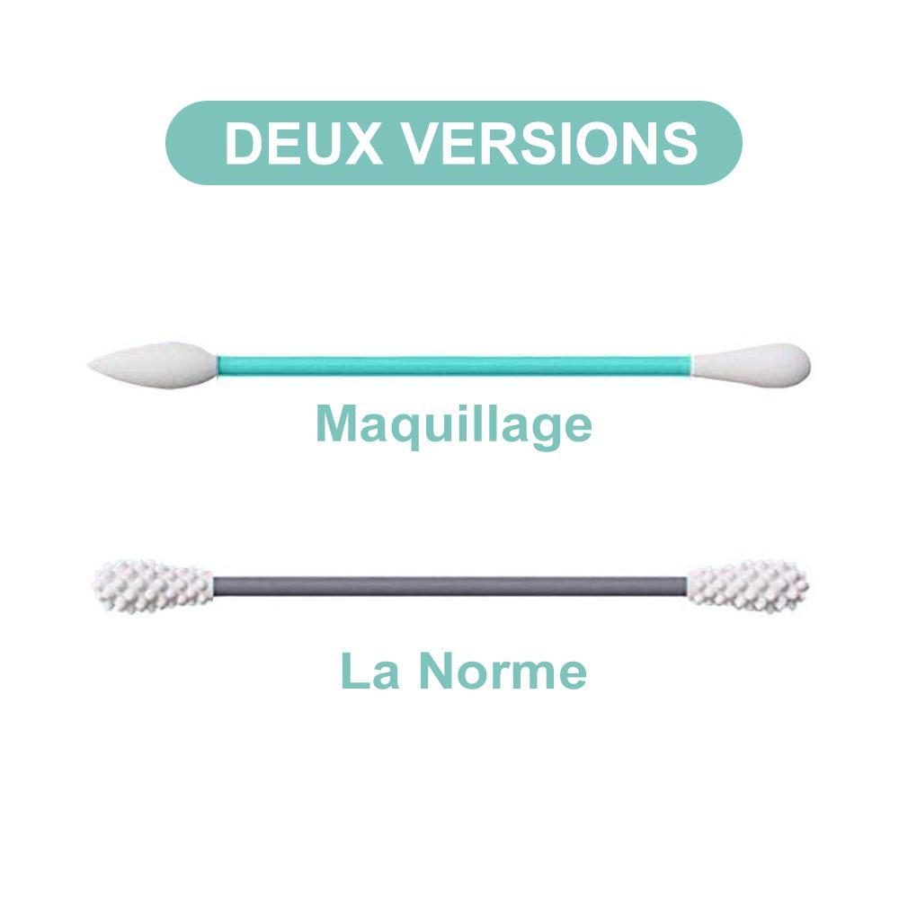 Coton-tige réutilisable pour le nettoyage et le maquillage des oreilles
