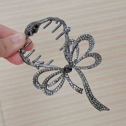🎅Épingle à cheveux Bow Light Luxury Premium Feeling🎀