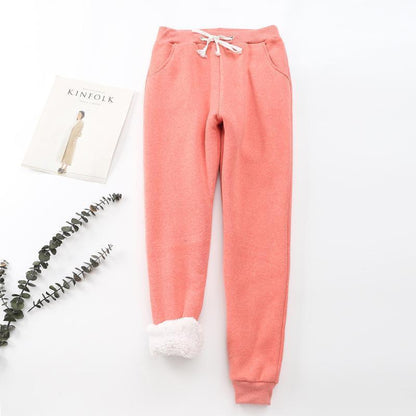 Pantalon de Survêtement Chaud en Cachemire D'hiver