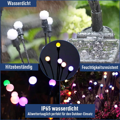 Lampe solaire de jardin à LED Luciole