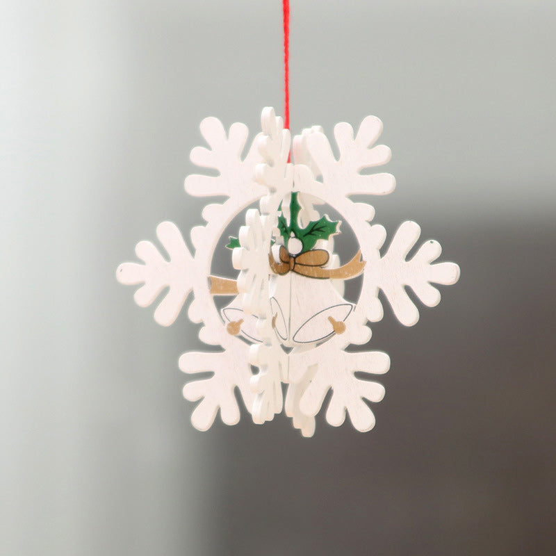 Pendentif en Bois de Noël