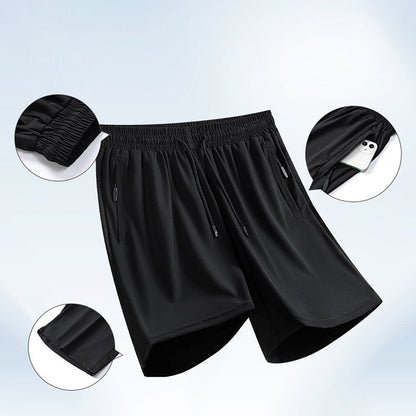 Short homme en soie glacée