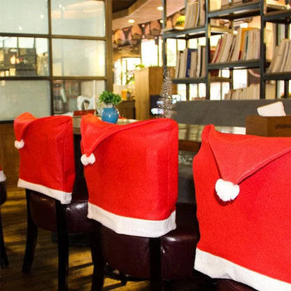 Décoration de couverture de chaise de Noël