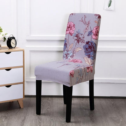 Housse de chaise multicolore en spandex