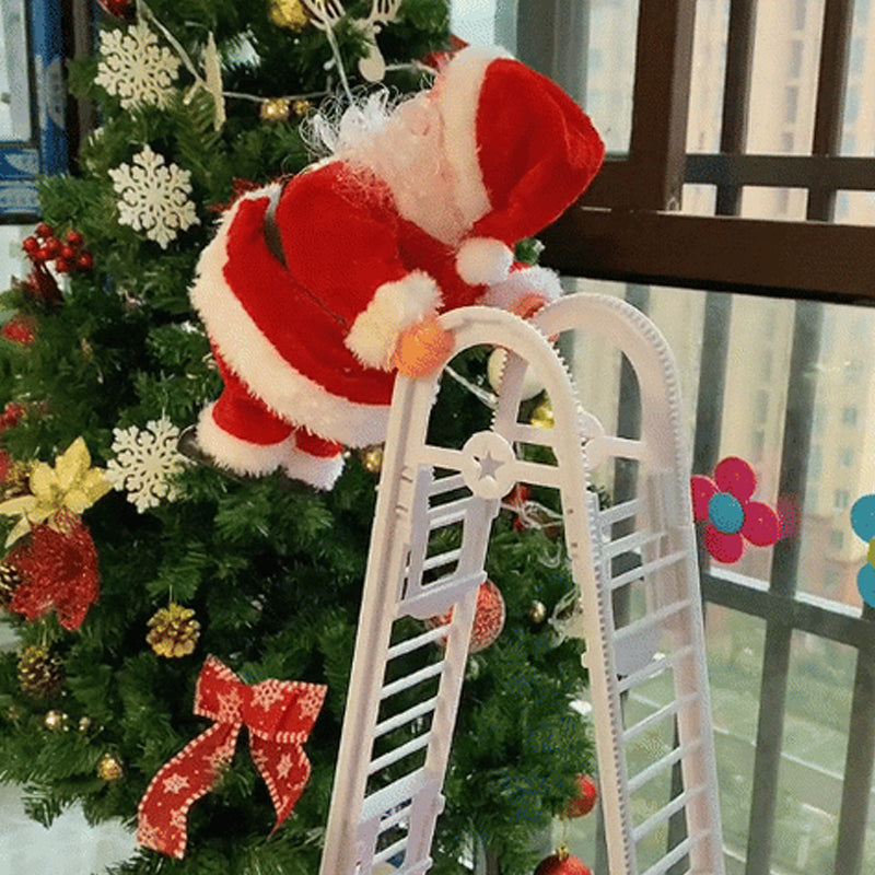 Père Noël grimpant électrique