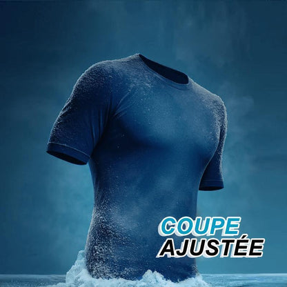 T-shirt À Séchage Rapide en Soie de Glace