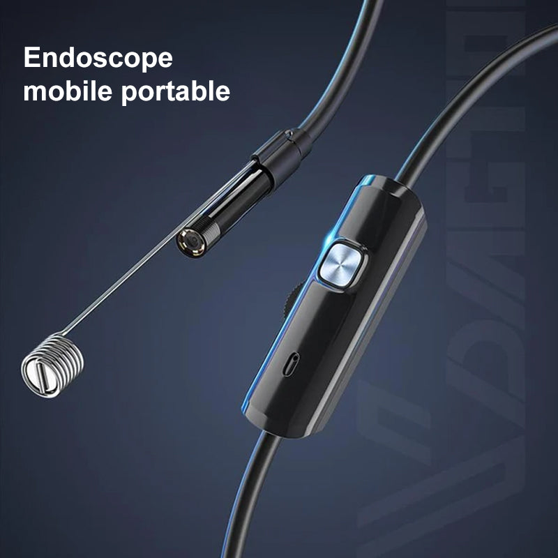 🔥Caméra d'Endoscope WiFi Semi-rigide à Mise au Point Automatique