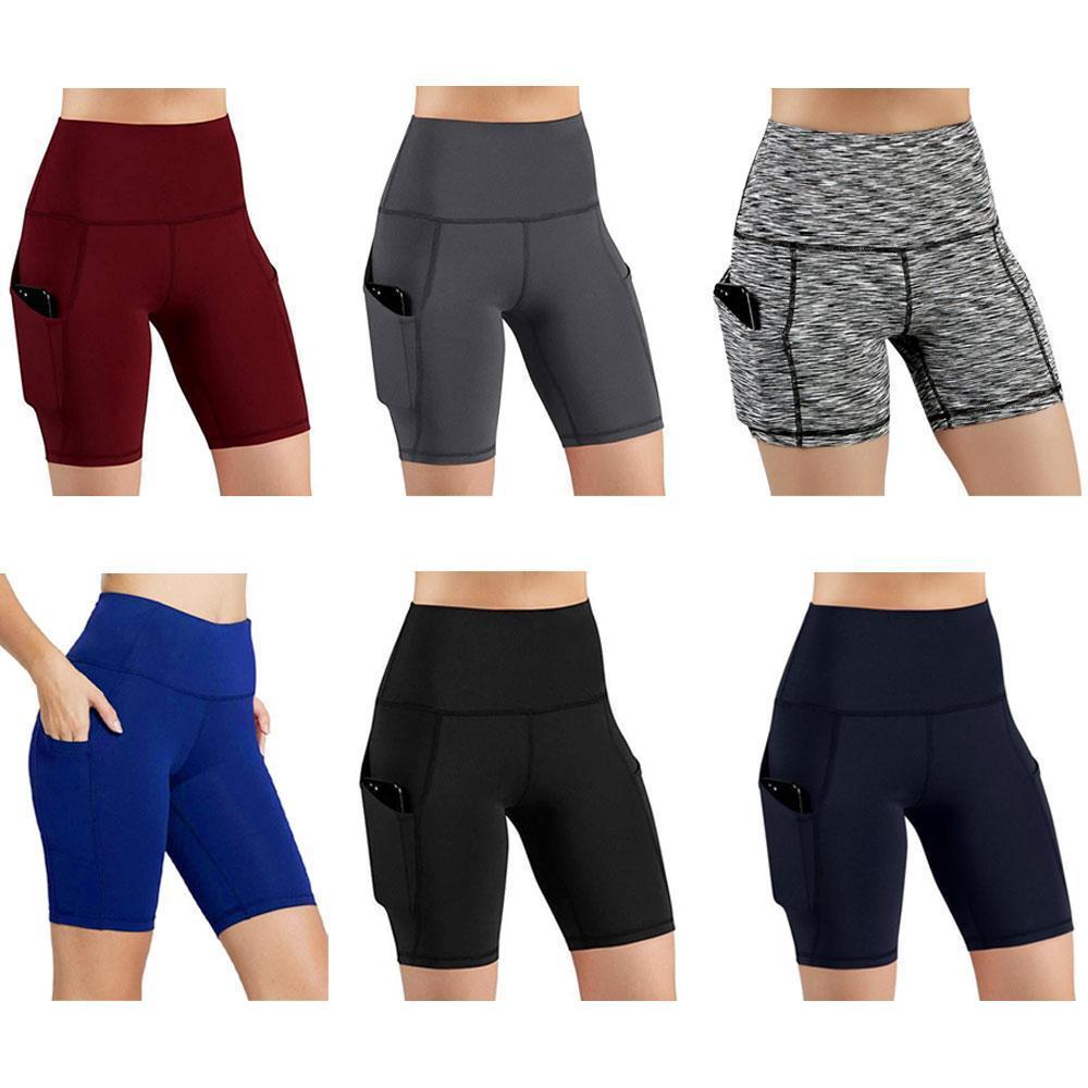 Short De Sport Taille Haute pour Femmes
