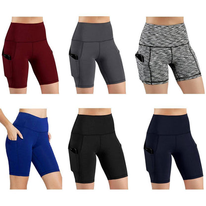 Short De Sport Taille Haute pour Femmes