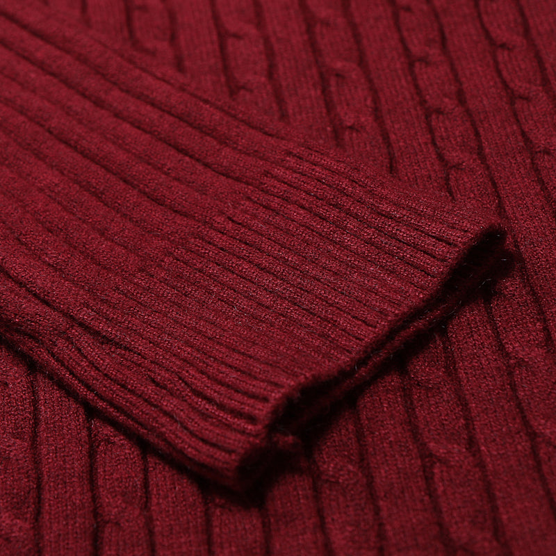 Pull à Col Roulé en Maille pour Homme