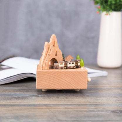 🎵Boîte à musique en bois pour enfants ou amis🌠