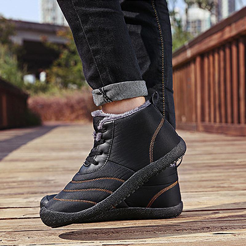 Bottines de Neige Antidérapantes Doublées Chaudes Hiver
