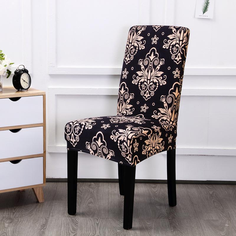 Housse de chaise multicolore en spandex