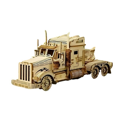 Ensemble de puzzle de modèle mécanique en bois super