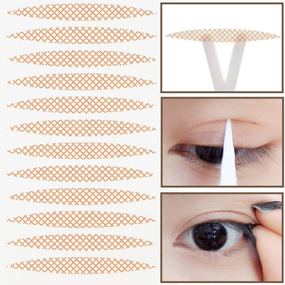 Autocollant invisible double paupière
