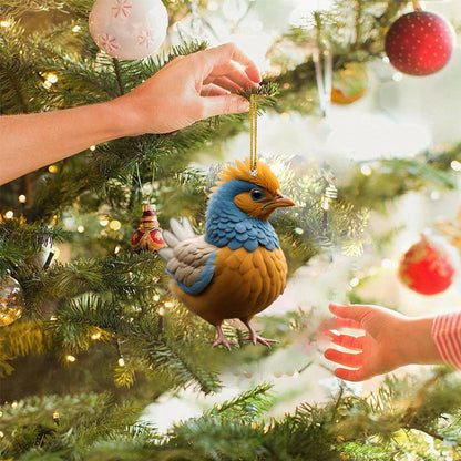 Ornements décoratifs de coq de dessin animé