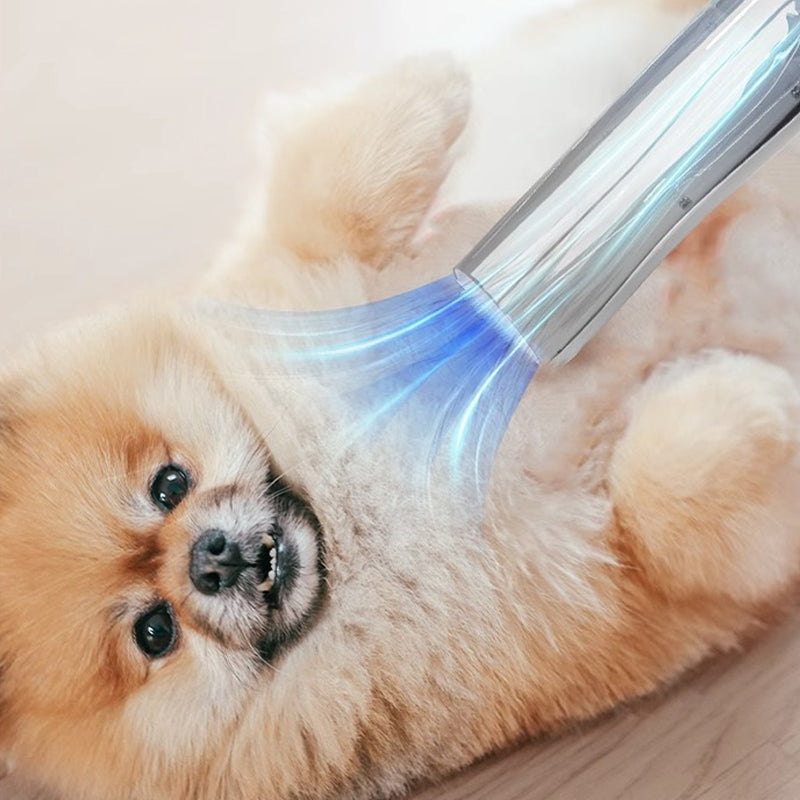 Tondeuse pour poils d'animaux avec aspiration
