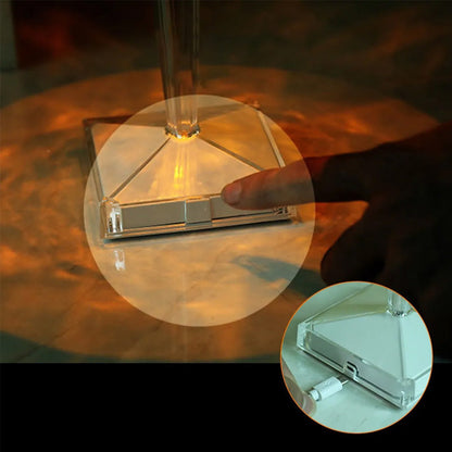 Lampe de table en cristal