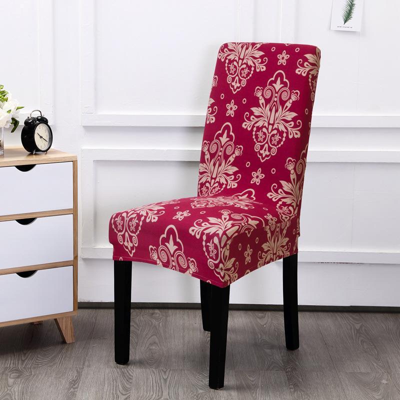 Housse de chaise multicolore en spandex