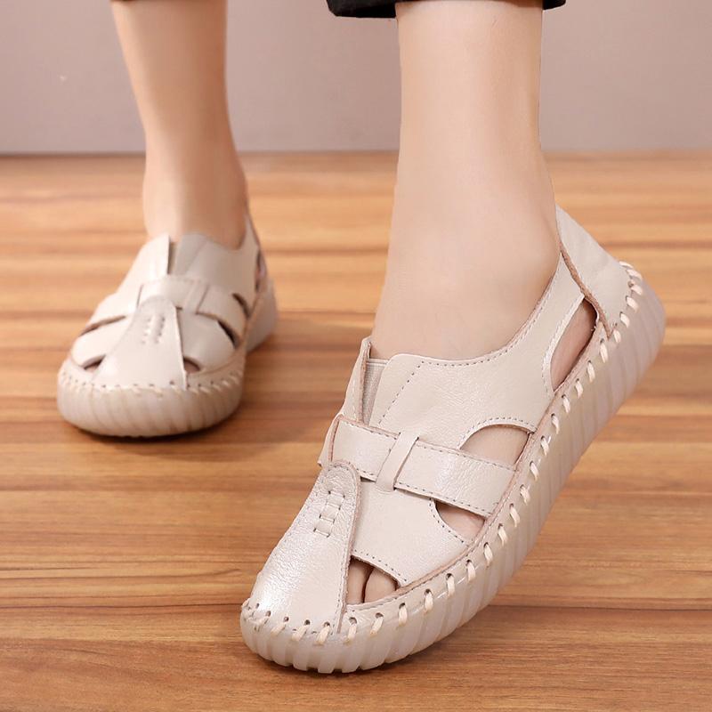 Sandales en cuir faites main