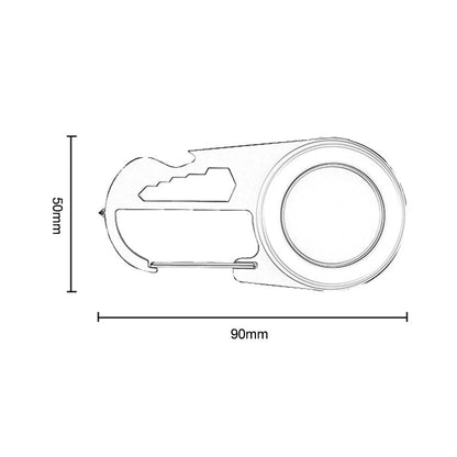 Porte-clés rechargeable portable multifonctionnel