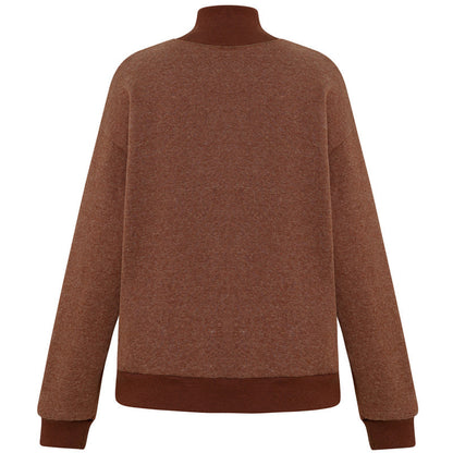 Col roulé uni avec poche