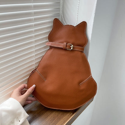 Sac à bandoulière en forme de chat