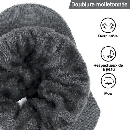 Équitation en Plein Air Élastique Protection d’Oreille Chaude Tricot Chapeau