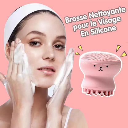Brosse Nettoyante Visage en Silicone - 2 pièces