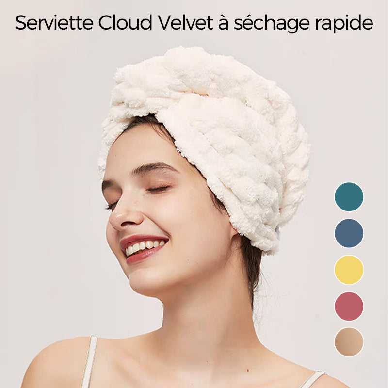 Bonnet Cloud Velvet pour cheveux secs