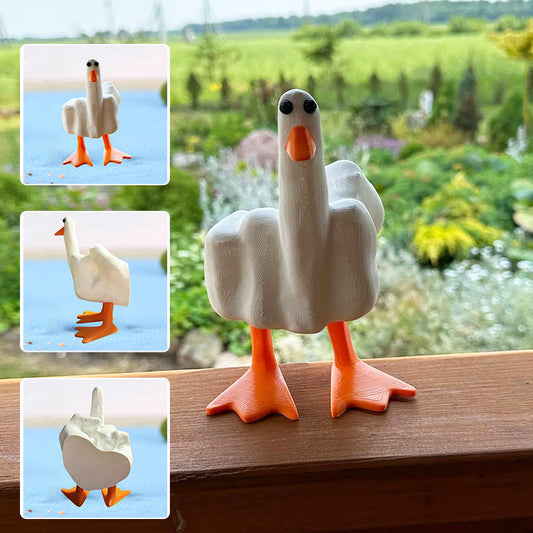🦆Ornement de canard en forme de majeur🦆