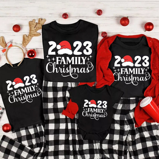 🎅Chemises Assorties de Noël en Famille 2023🎄
