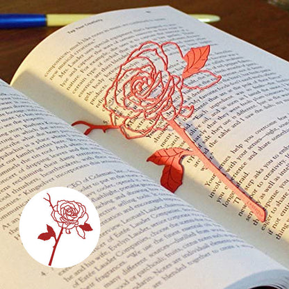 🌸Timbre Rouge Rose Métal💓