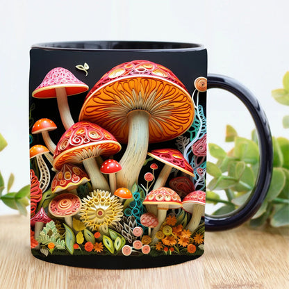 Tasse de champignons magiques 3D