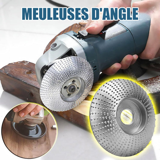 Roue de façonnage d'angle en bois