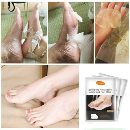 Masque Pour Pieds-Enlever Callosité et Peaux Mortes