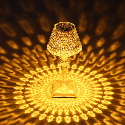 Lampe de table en cristal