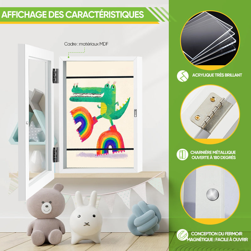 Projets artistiques pour enfants Cadre artistique A4 pour enfants