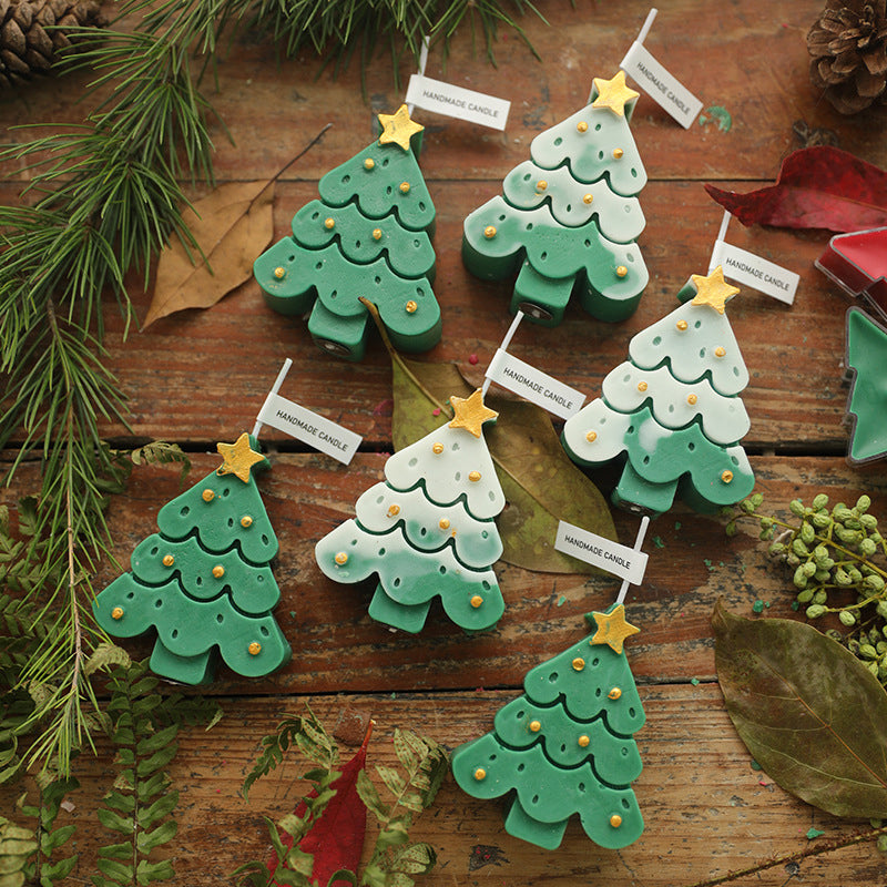 Bougies parfumées sapin de Noël