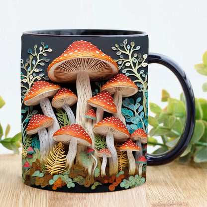Tasse de champignons magiques 3D