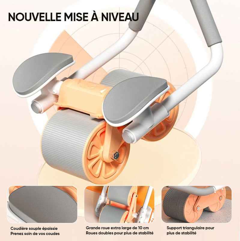 Roue abdominale à rebond automatique